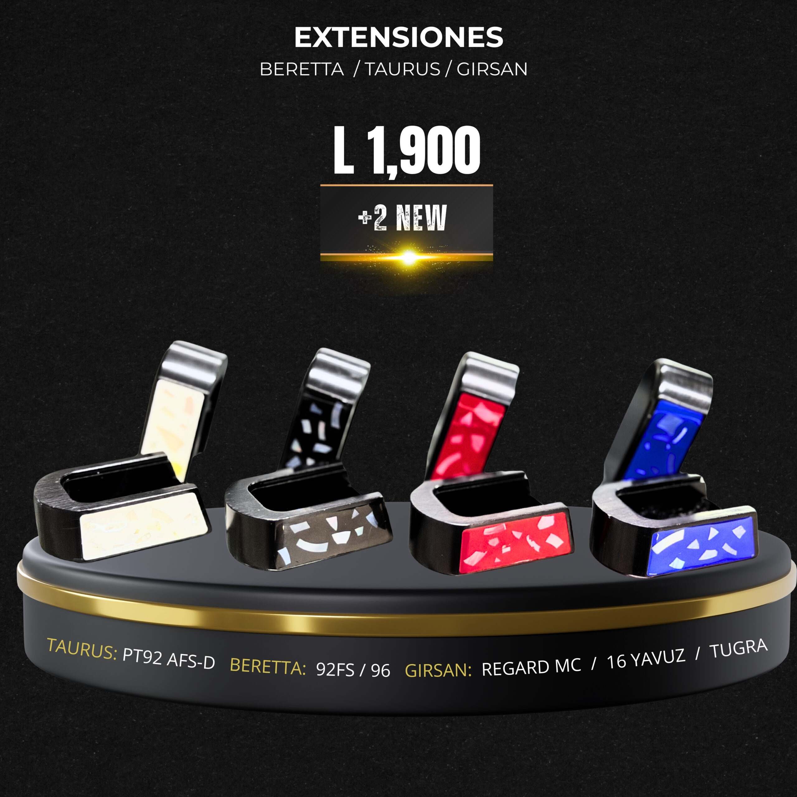 Extensiones +2 beretta