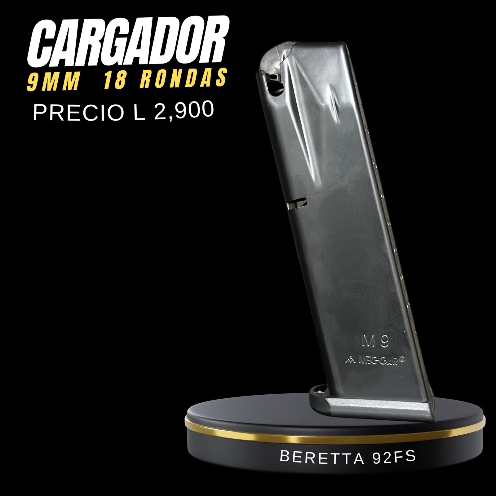 CARGADOR BERETTA 92FS ( 9mm )