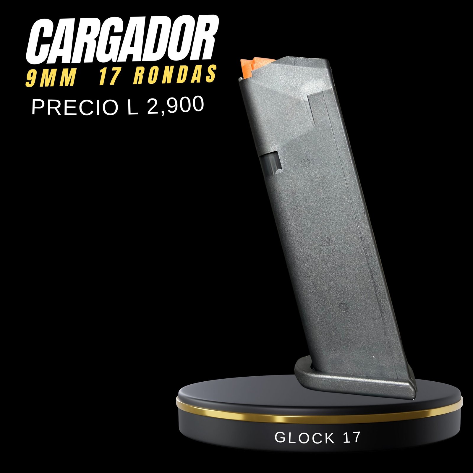 CARGADOR GLOCK 17 ( 9mm  )