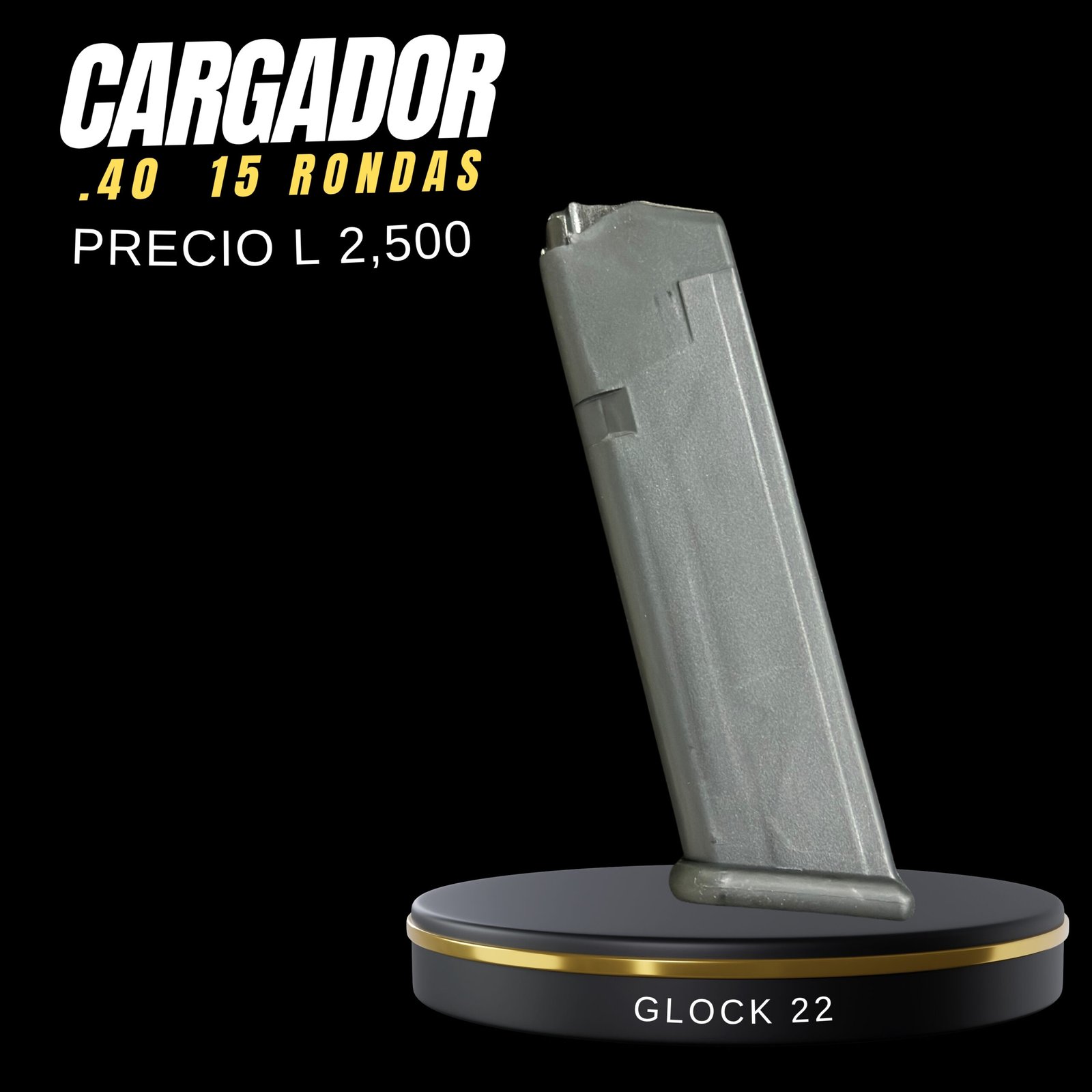 CARGADOR GLOCK ( .40  )