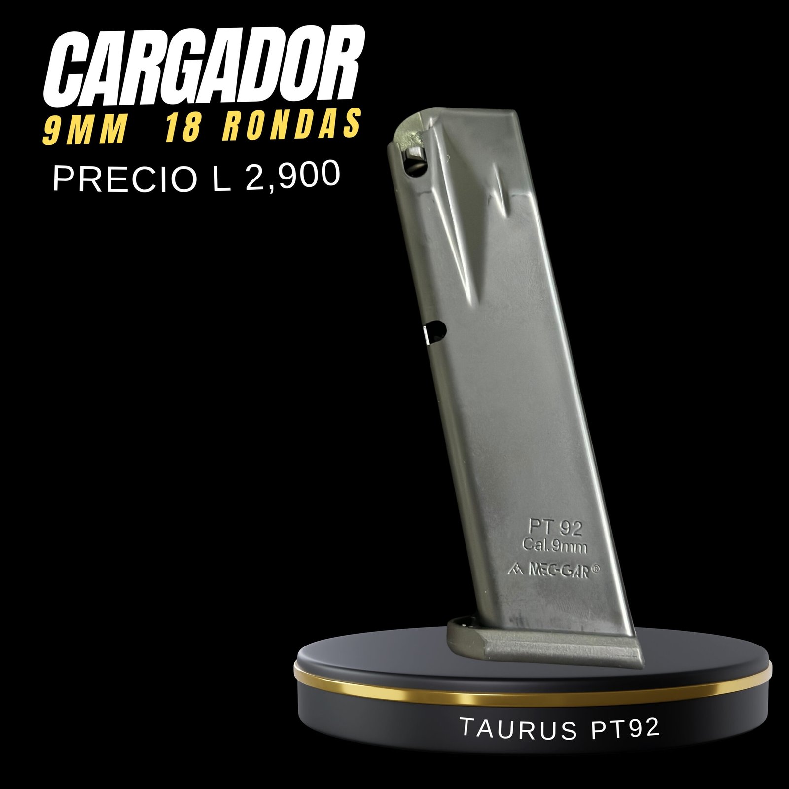 CARGADOR TAURUS PT92 ( 9mm )